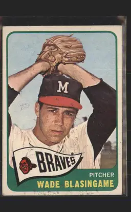 Wade Blasingame 1965 Topps #44 - (140) - Milwaukee Braves