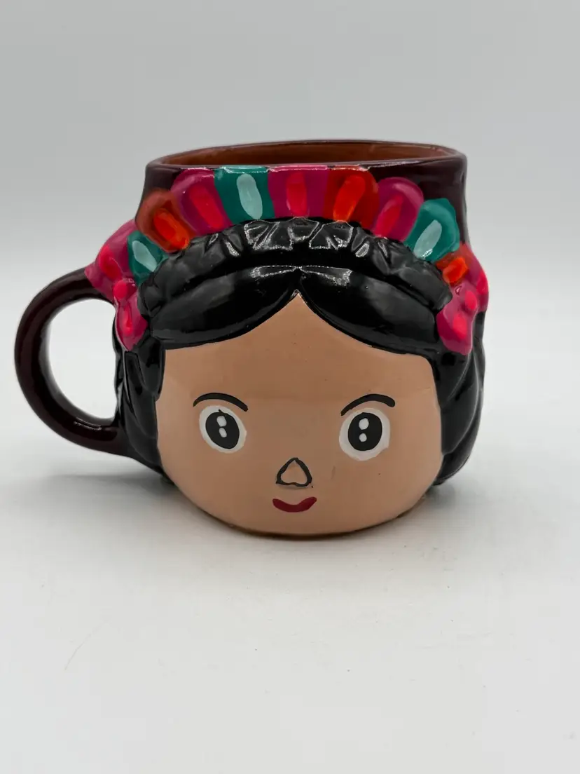 Talavera Frida Kahlo Mug SHE GLOWS!!