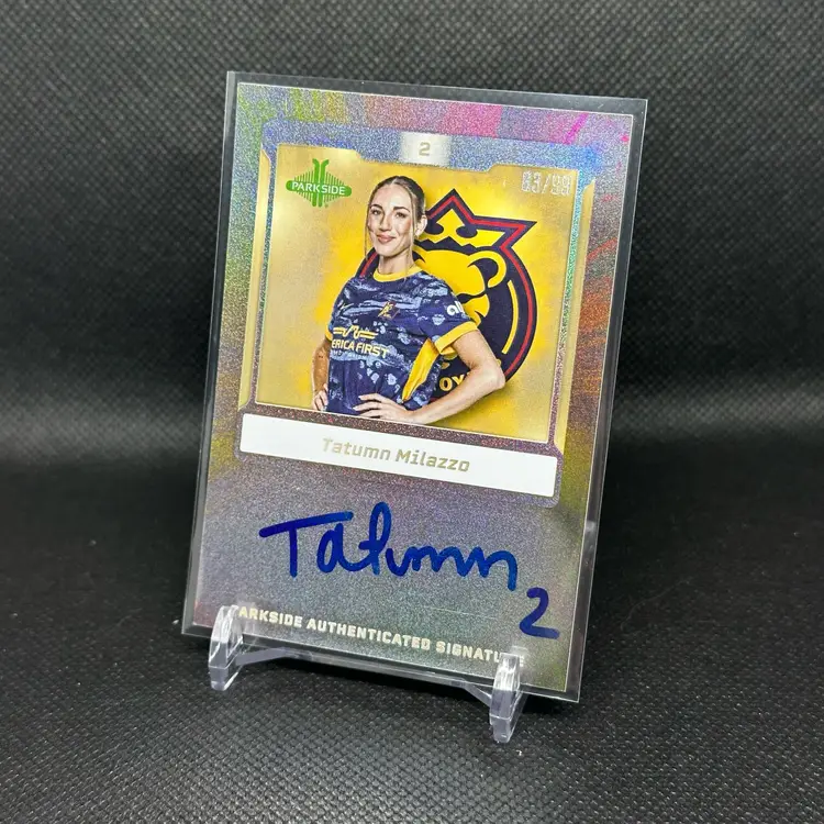 Tatumn Milazzo Auto /99 Utah Royals - 2025 Parkside Signature Series