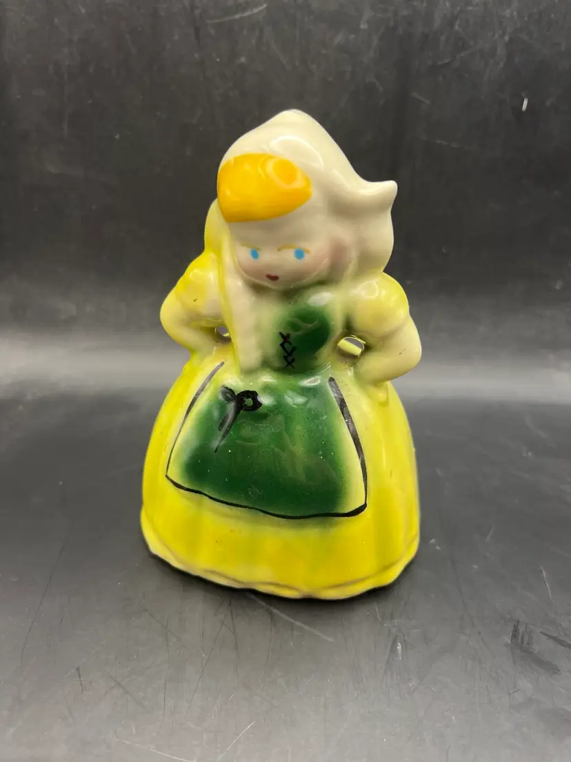 Vintage Ceramic Dutch Girl Planter