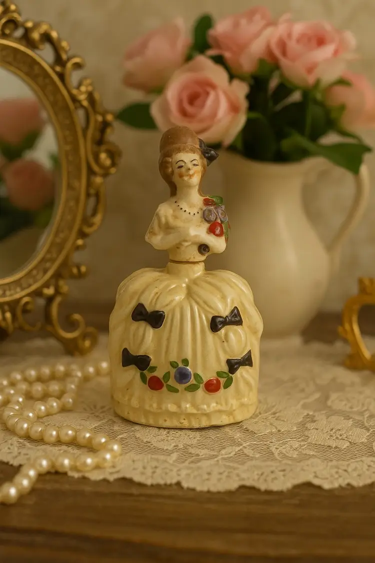 Vintage Porcelain Dresser Doll Perfume Bottle – Madame Pompadour