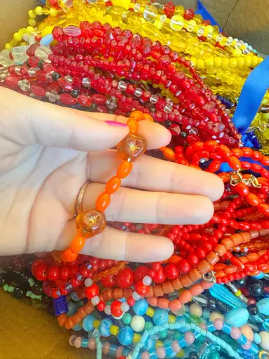 Quick Finish Off The VTG Glass Czech Beads! 