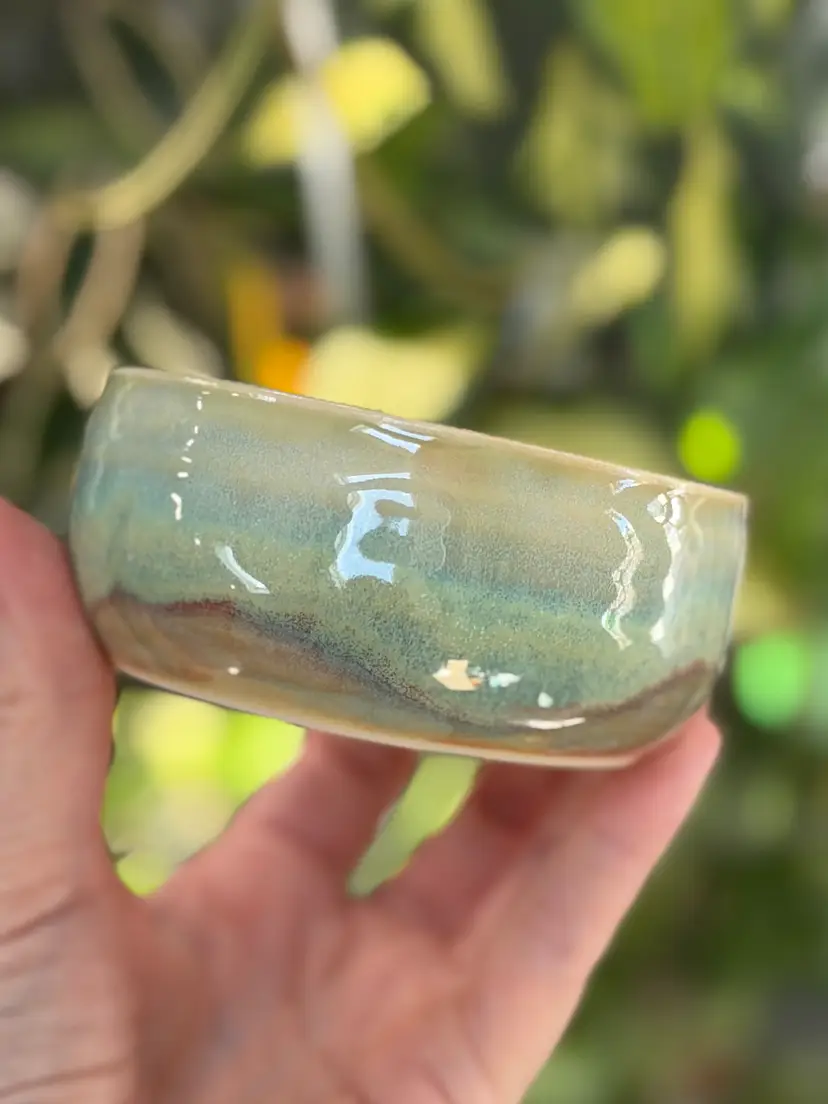 #05 Handmade pot, no drainage 3.5 x 1.5