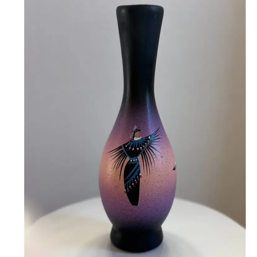 Native American Pottery Vase 9.5”
