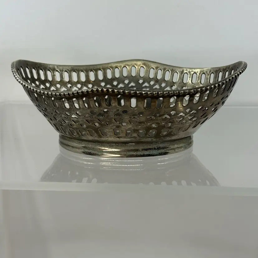 International silver Plated Perforated Basket