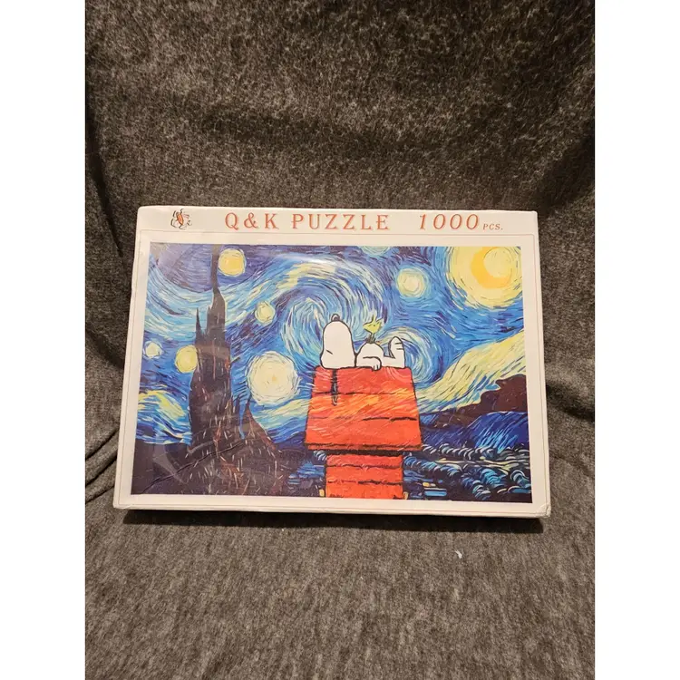 Starry Night Snoopy Puzzle 1000 Pieces