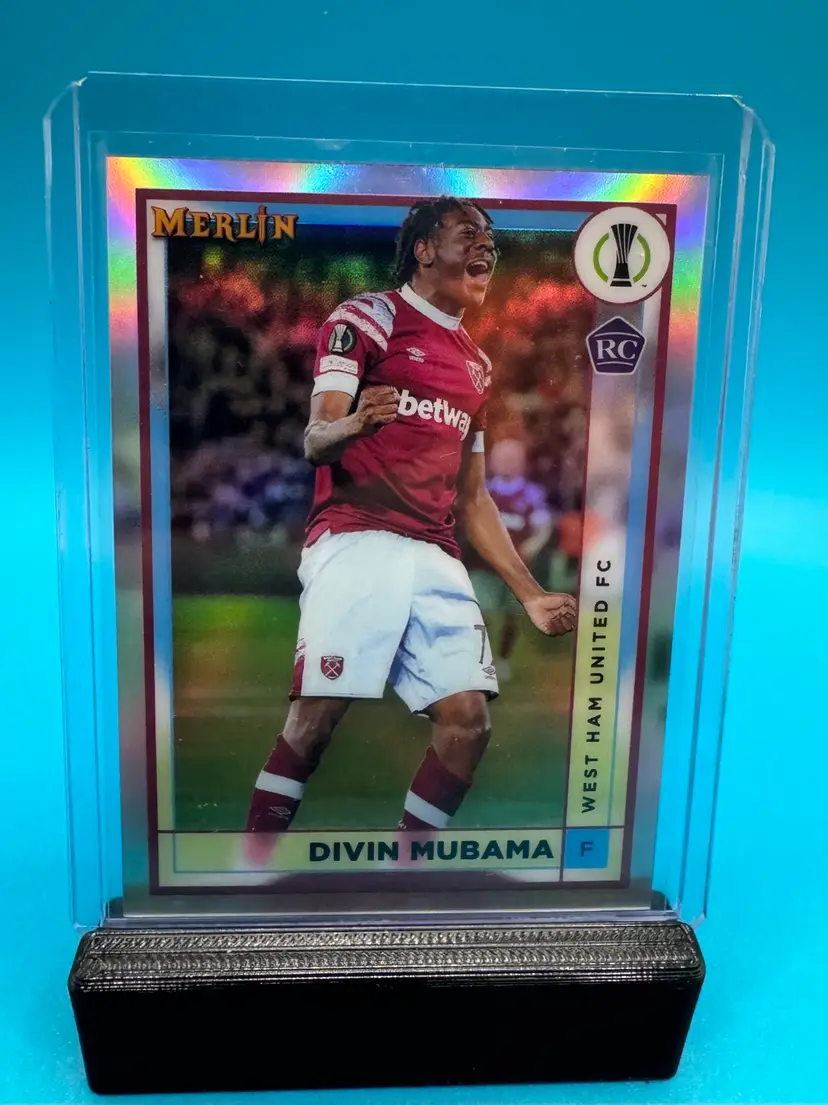 Divin Mubama Topps Merlin Refractor RC West Ham