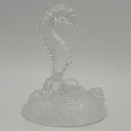 Vintage Cristal D'Arques France Seahorse Figurine