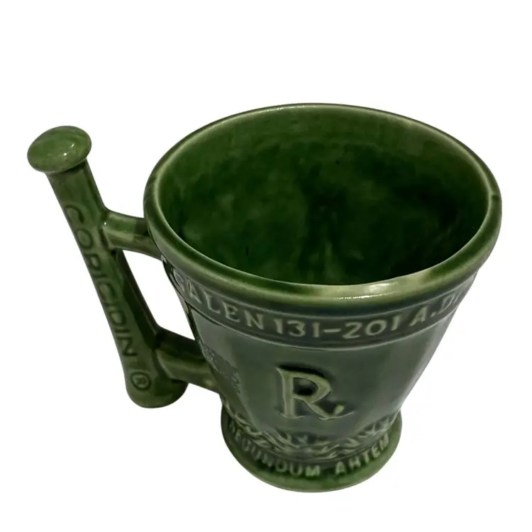 Vintage Schering Medicine Drug Store Ceramic Mug Pharmacy R X Mortar Pestle Store Display