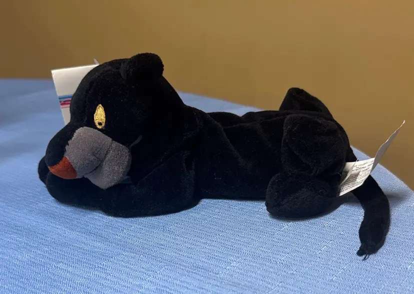 Disney Store Bagheera Doll- Vintage Disney The Jungle Book Bagheera Beanbag Toy