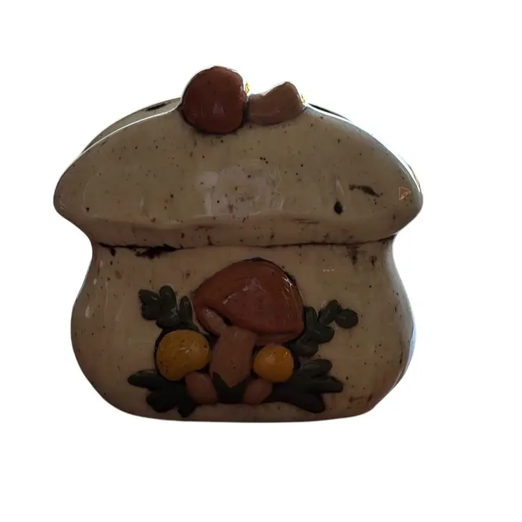 Mushroom Ceramic Napkin Holder
