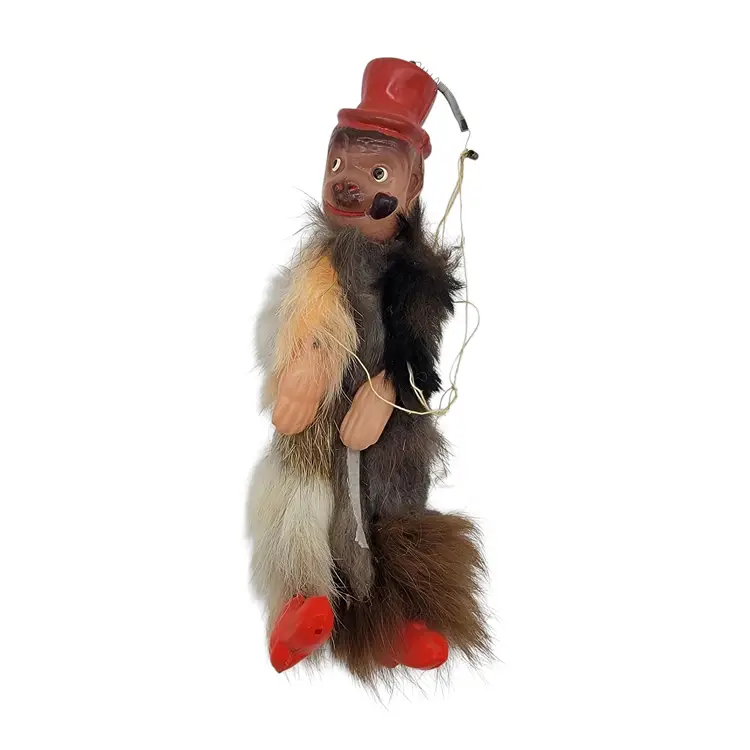 Celluloid Monkey Hobo Springy Carnival Prize