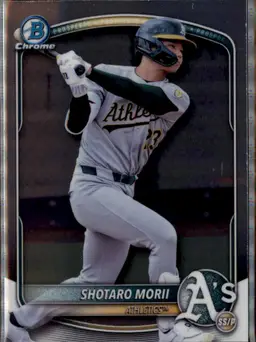 2025 Bowman Draft #BDC-174 Shotaro Morii Chrome - (138) - Athletics