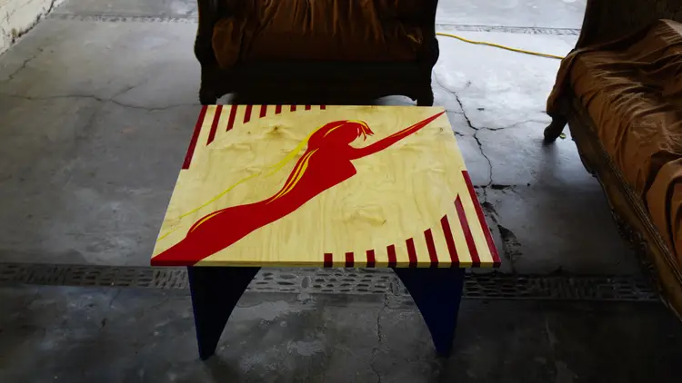 Art Deco coffee table.