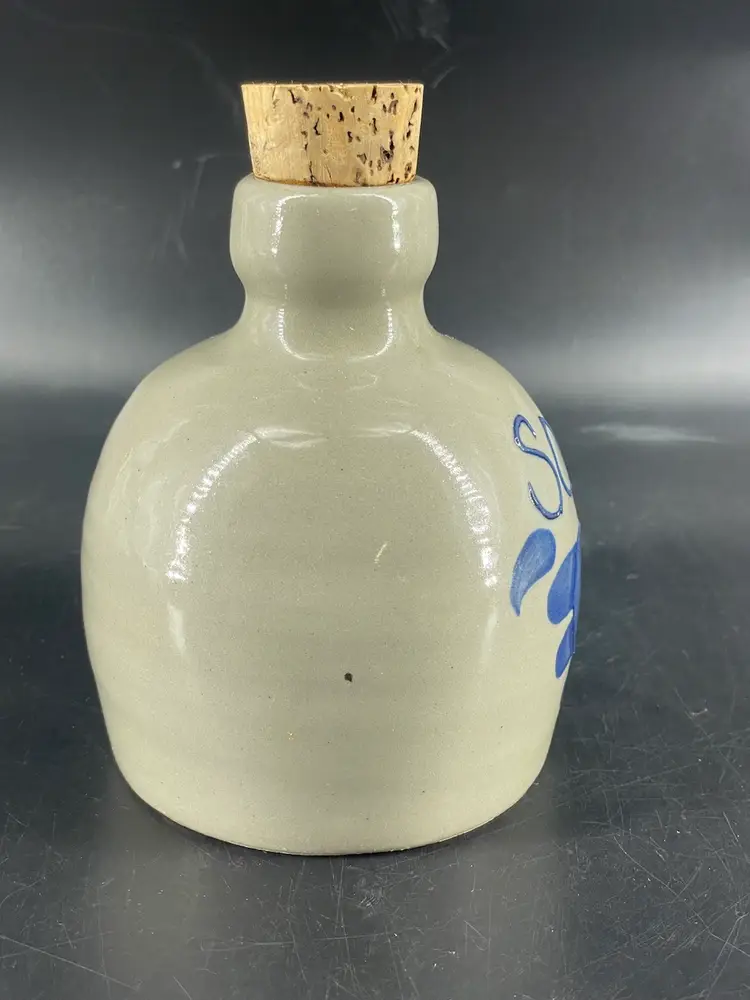 Vintage BBP Beaumont Brothers Pottery Salt Glazed Soap Dispenser Cork Top