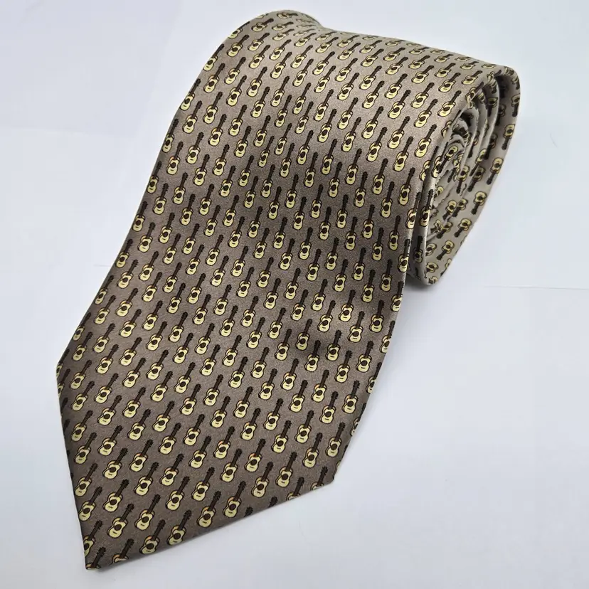 J. Garcia 100% Silk, Race Record Dream Coll 24 Tie, Guitar, Limited Edition 2007