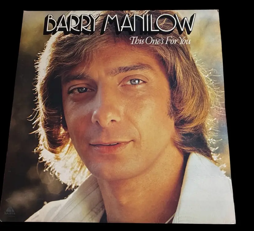 Vintage Record Vinyl - Barry Manilow Album “This Ones For You”  - See Condition Below