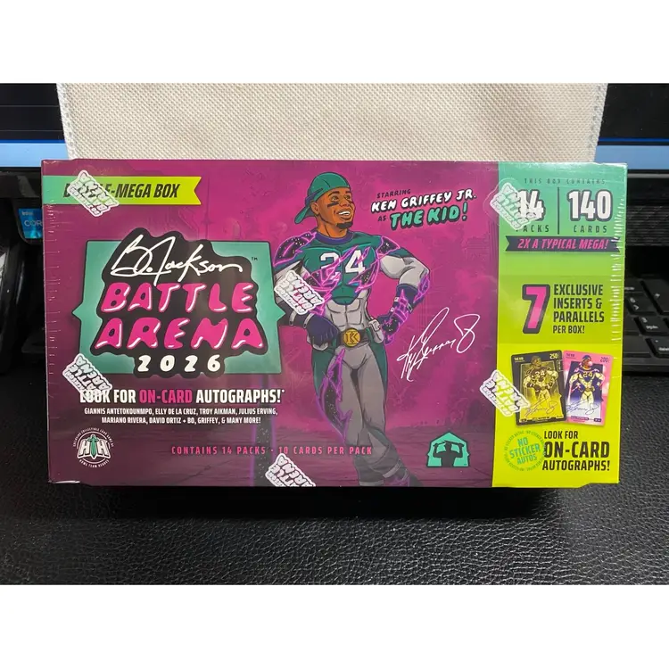 Bo Jackson Battle Arena 2026 - Ken Griffey Jr. Double Mega Box Break