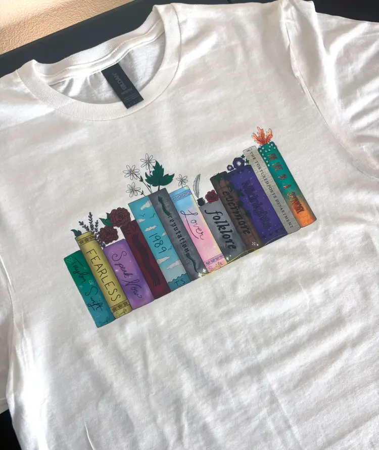 Taylor Albums Shirt - Hand Drawn Fan Design