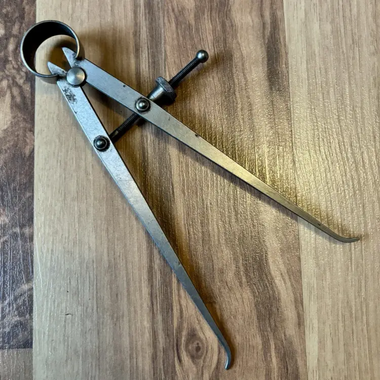 Vintage Lufkin Rule Co. 6.5" Inside Spring Calipers with Flat Legs