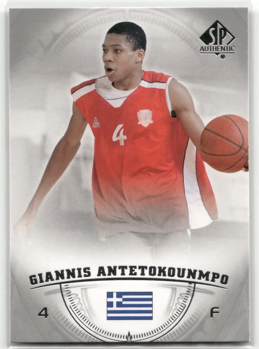 Giannis Antetokounmpo 2013-14 SP Authentic Rookie RC #36, Bucks