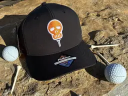Killer Hook Golf Hat (Black Hat w. Orange Logo)