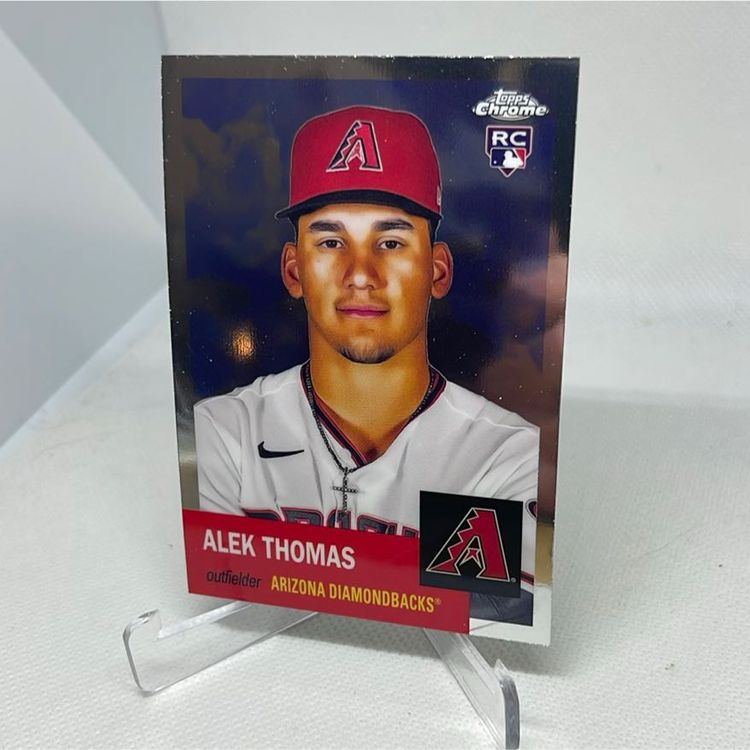 2022 topps chrome Rookie platinum alek thomas Arizona Diamondback 