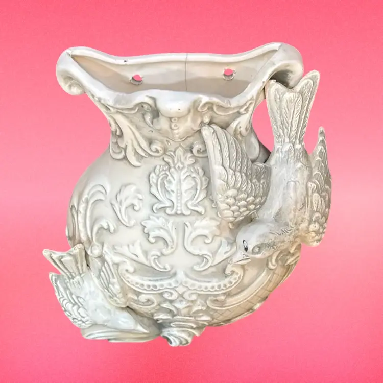 Mid-Century Bird Vase Wall Pocket