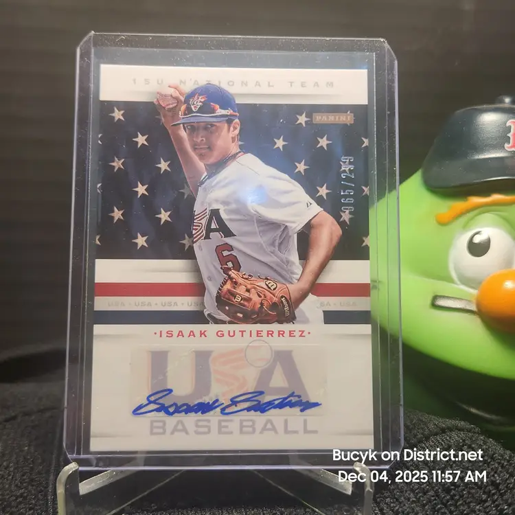 2013 Team USA Auto - Isaak Gutierrez Bethune-Cookman University 65/299