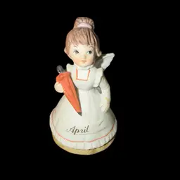 Vintage April Angel Bell