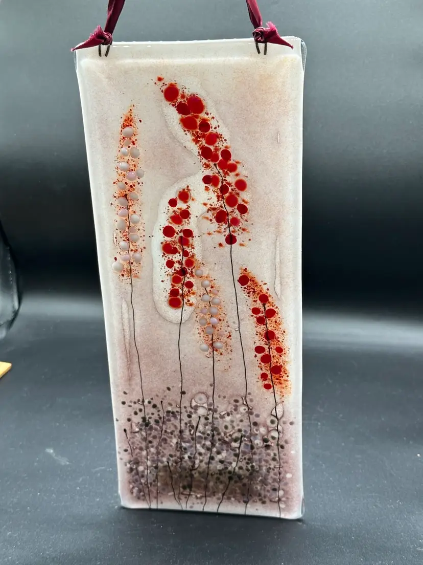 Fused Glass Wall Hanging Art By Jennifer Forbes