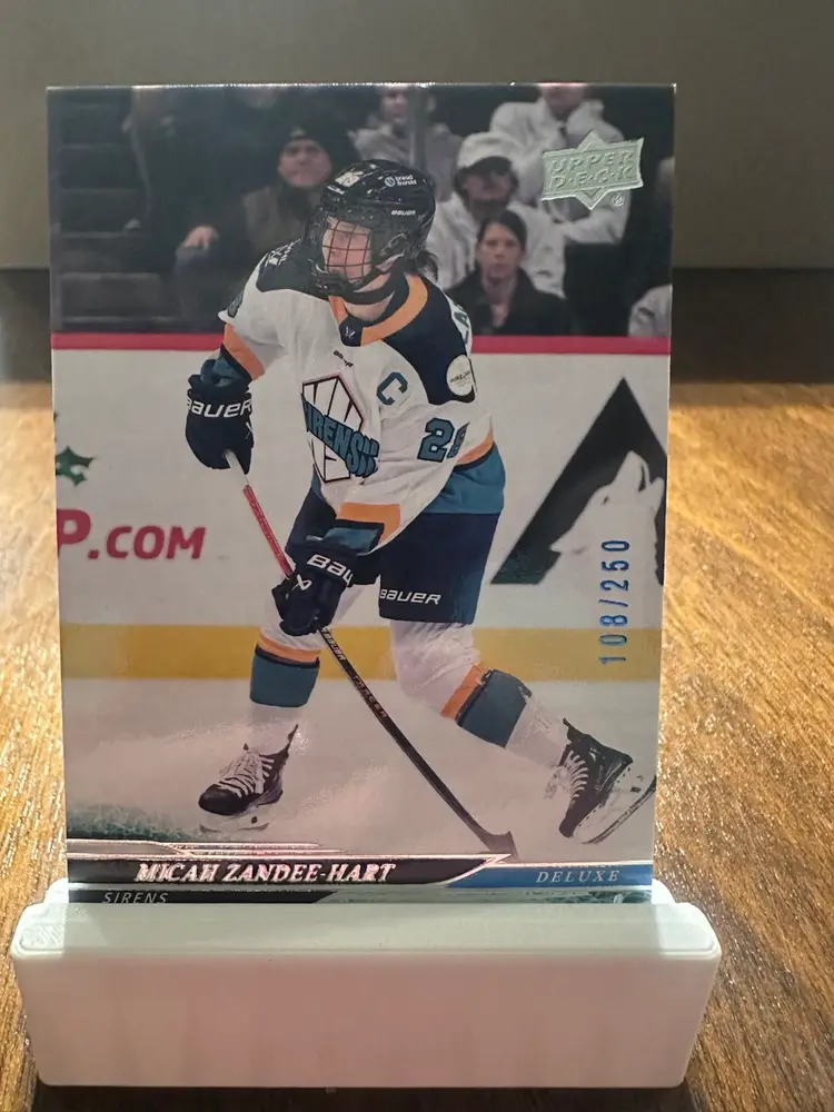 Micah Zandee-Hart 2024-25 Upper Deck PWHL Deluxe /250