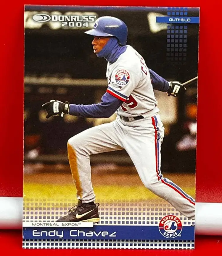 2004 Donruss Collector Baseball Trading Card Expos Endy Chavez #302