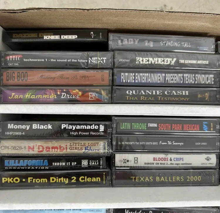 Brand New Cassettes Sealed Lot Of 53 Hiphop/Rap