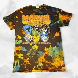 Marvel Comics Tie Dyed T-shirt Medium