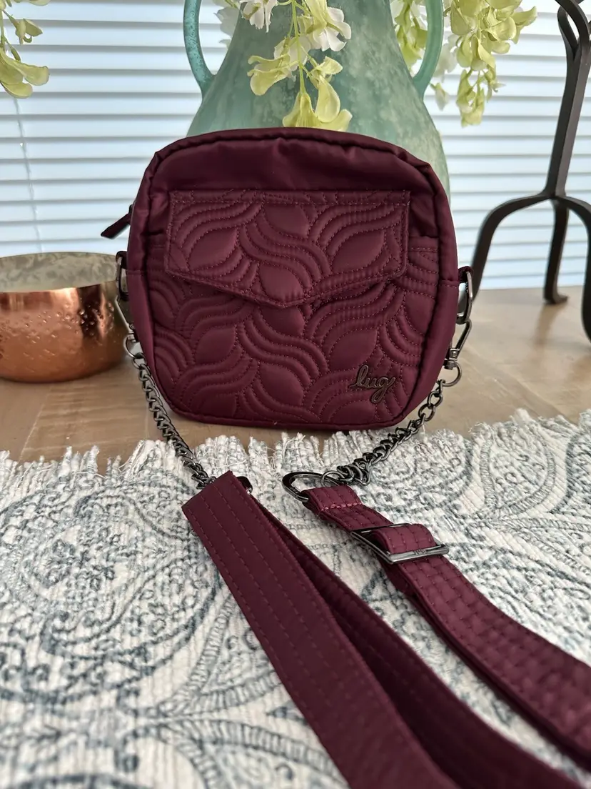 Lug Swing Crossbody Wine Red