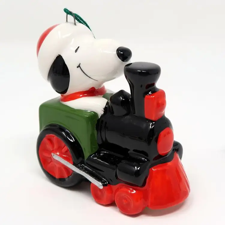 Snoopy Christmas Train Ornament - Peanuts Holiday Decor