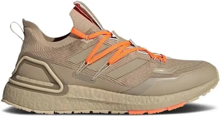 Adidas ultra boost T 20 lab new in the box tan two different shoe string choices size men 8 1/2