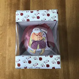 Dillards Trimmings Ornament Santa Claus Hand Blown Glass Merry 4" w/Box 2004