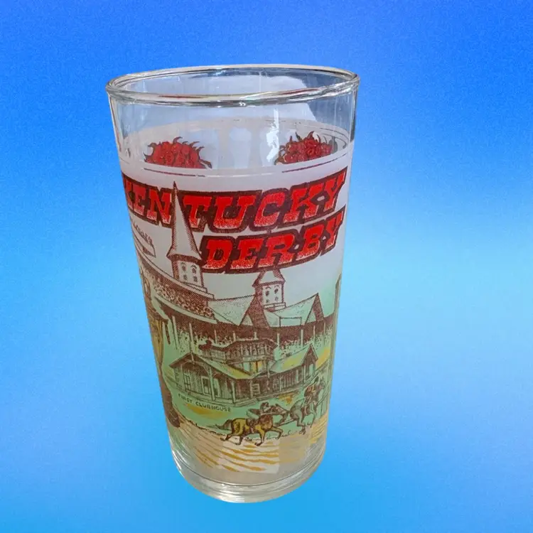 Kentucky Derby Glass 1978