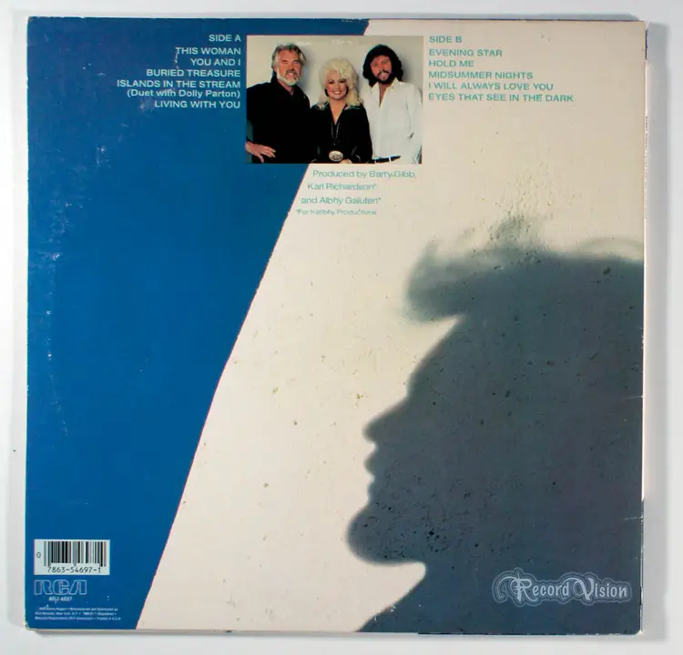 Kenny Rogers - Eyes That See in the Dark (1983) Vinyl LP • Dolly Parton, Country