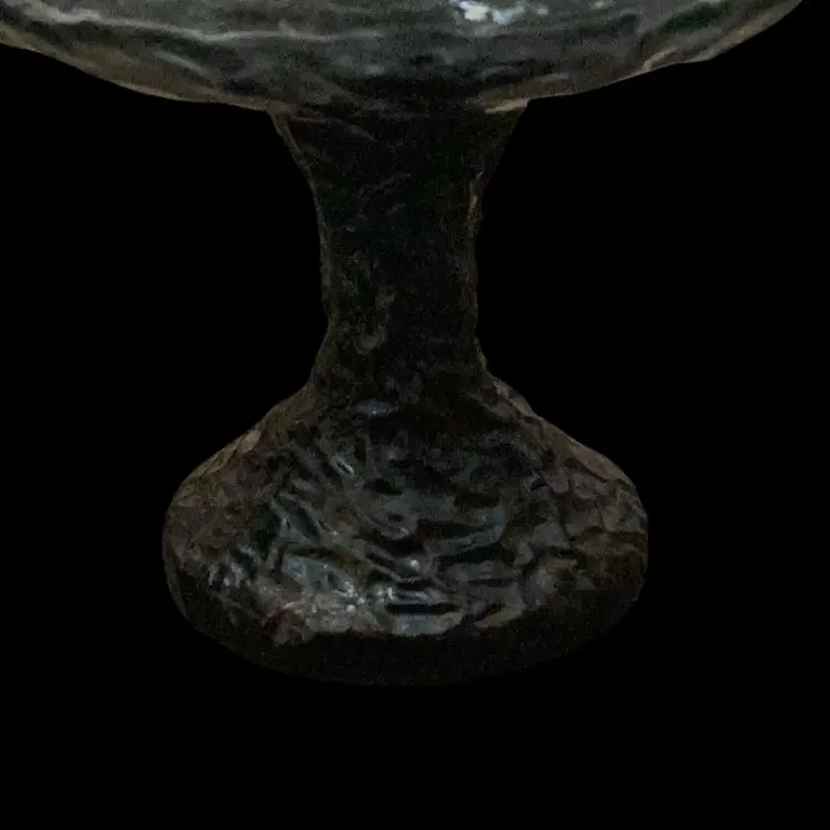 Lenox Impromptu Tall Crystal Hand Blown Dark Blue Wine Glass