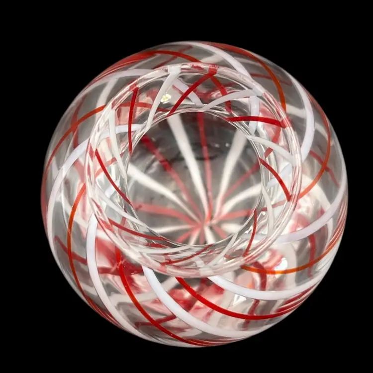 Williams Sonoma Art Glass Vase