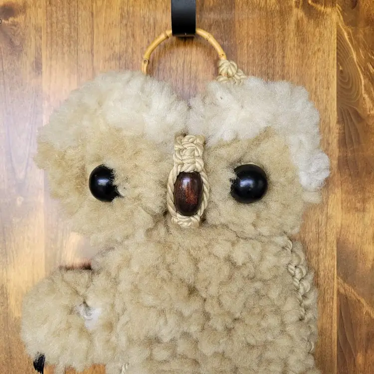 RARE Large Koala Bear Macrame' Wall Art Hanging 🐨