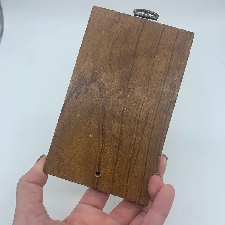 Vintage Not A Creature Was Stiring Christmas Mouse Key Hanger Wall Hanging