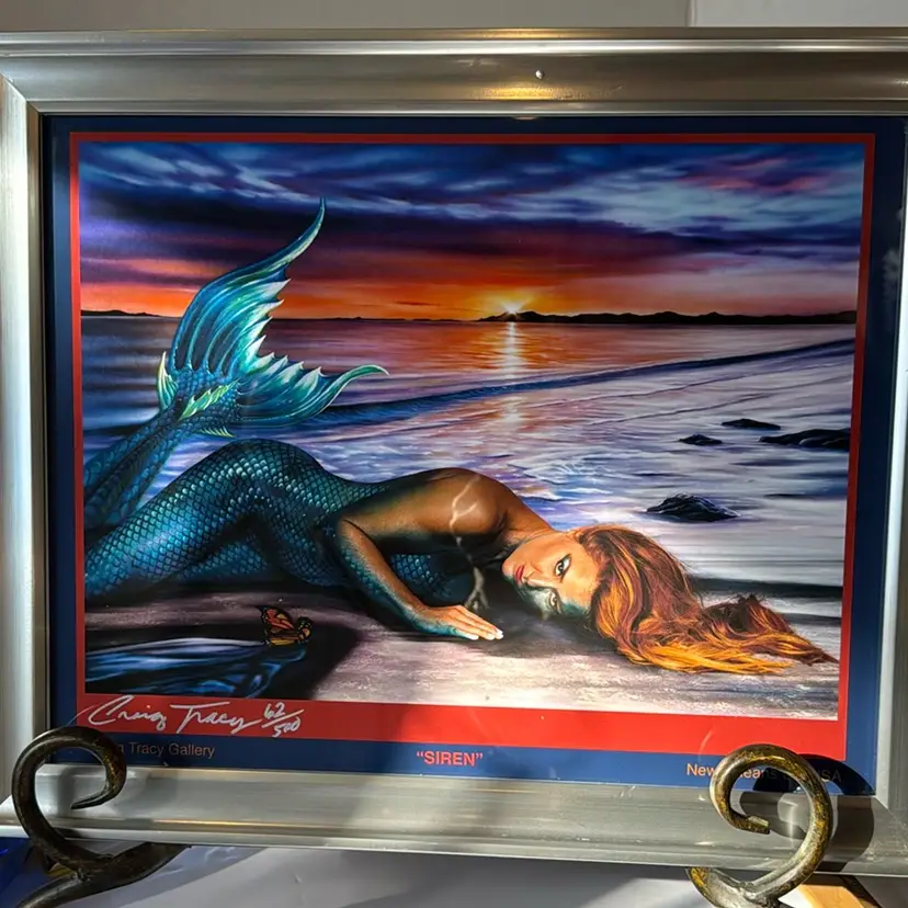 Craig Tracy Signed And Numbered “Siren” Print