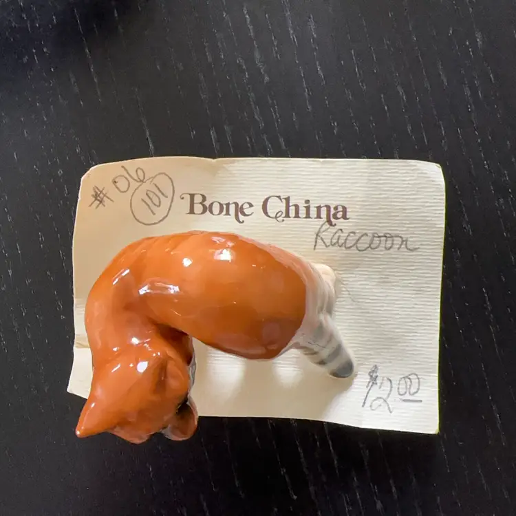 Bone China Raccoon