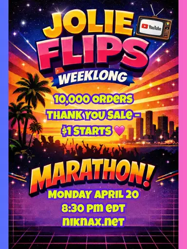 WE GOT TO 10,000 orders! Celebrate with me! $1 starts!