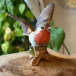 Vintage Porcelain Robin