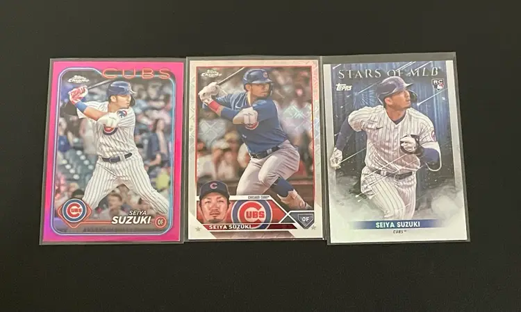 Seiya Suzuki 18-card Lot W/ Heritage SP RC Variation And Chrome /999 - Chicago Cubs